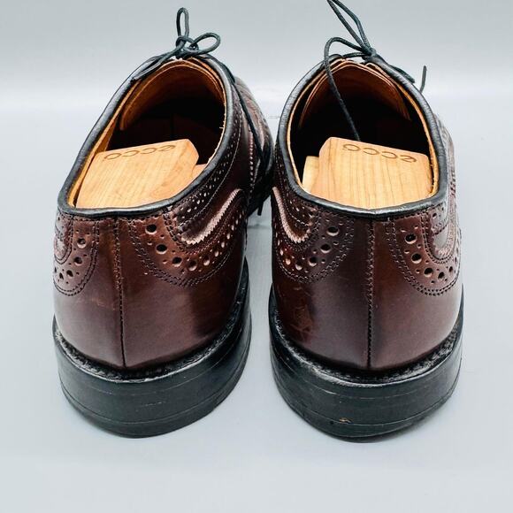 Allen Edmonds Shoes Mens 8 Brown Oxford Wingtip Cambridge Shell Cordovan Dress main image 10